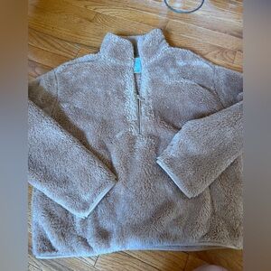 Aerie Plush Beige Teddy Jacket